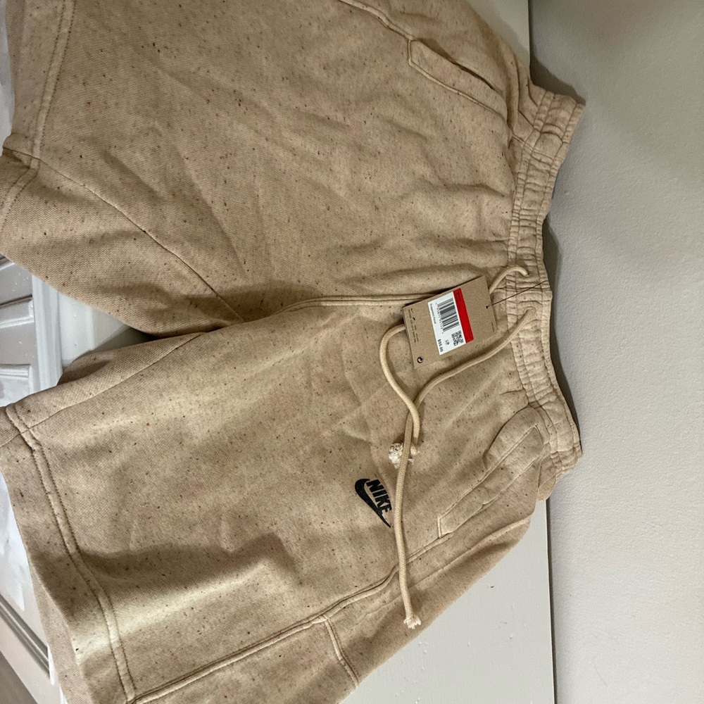 Nike Men's Beige Athletic Shorts